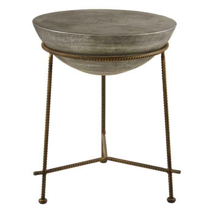 Galvanized outdoor side table discount